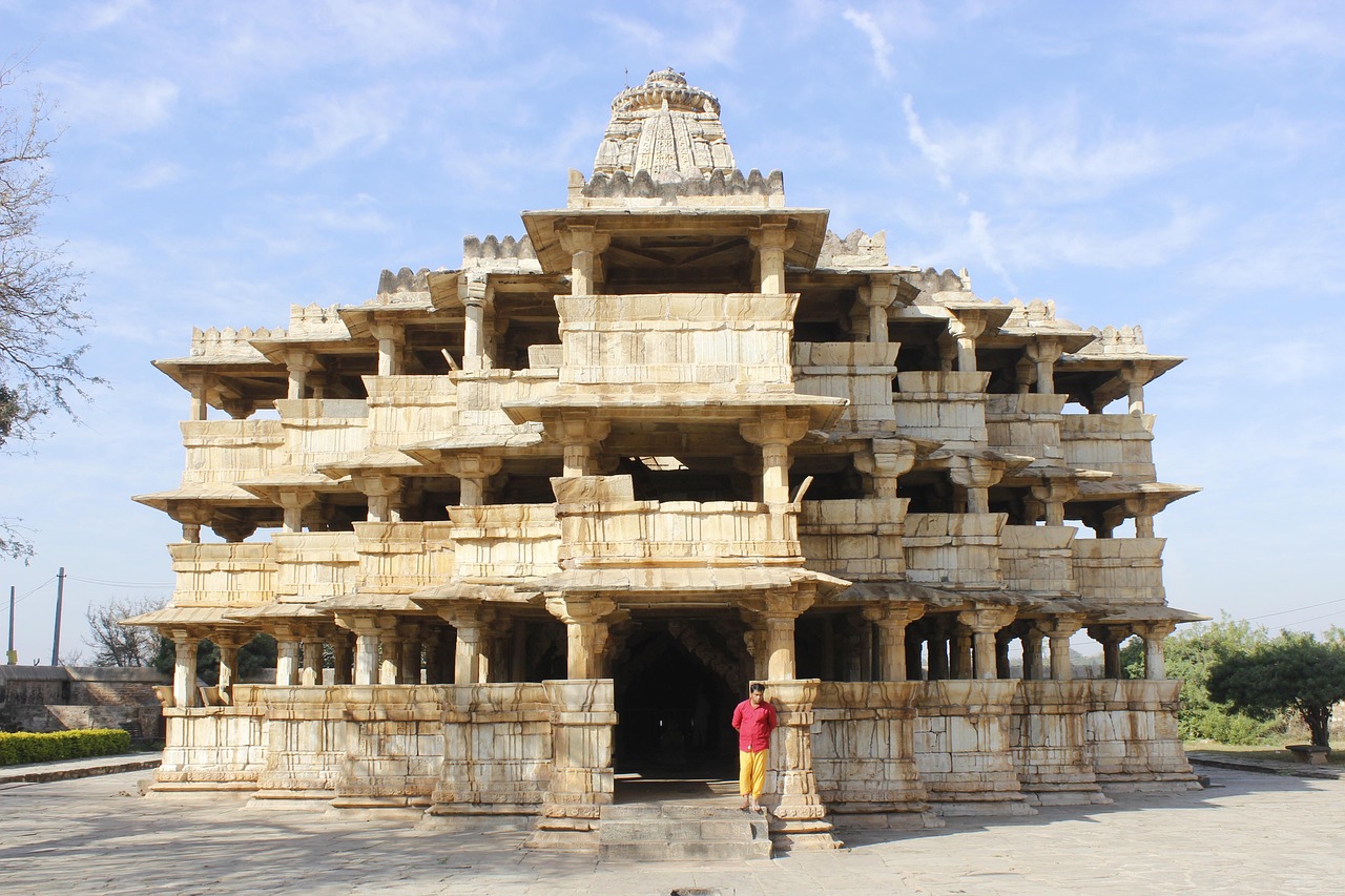 Traditional Rajasthani temple architecture